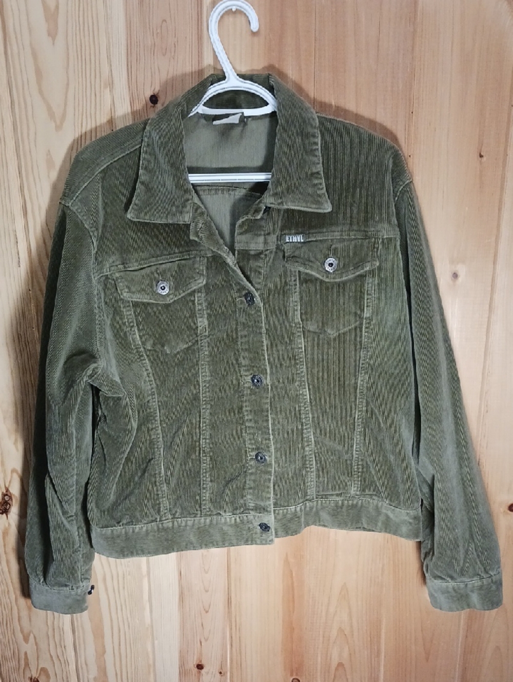 Ethyl Vintage Denim Unlined Corduroy Jacket